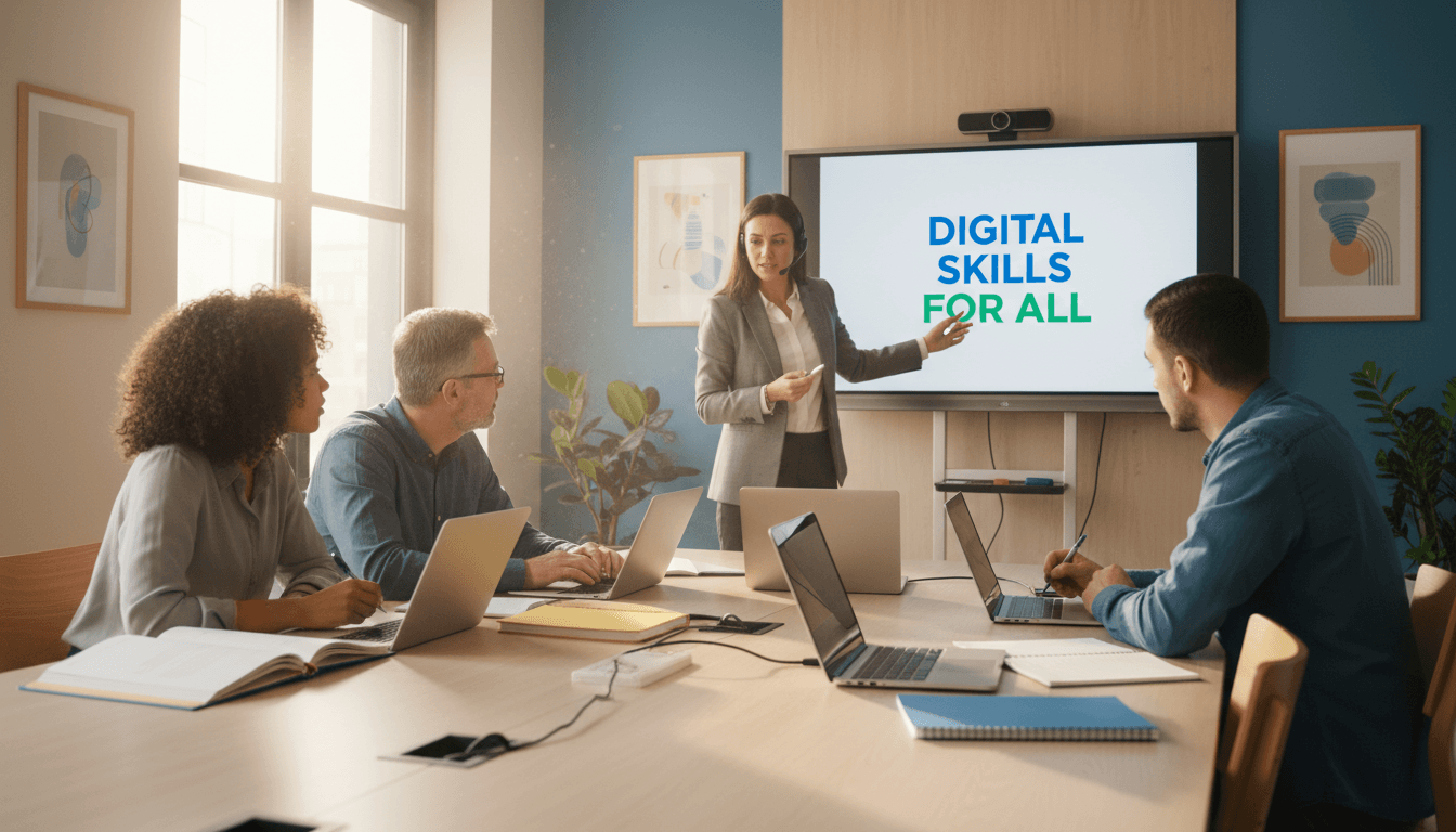Session de formation aux nouvelles technologies